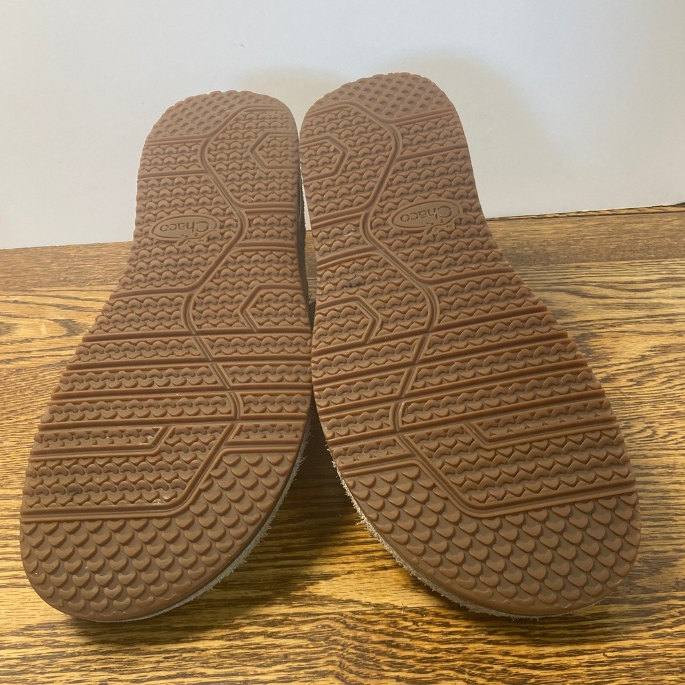 Chaco Paonia Clog Mens 12 Tan Suede Leather Slip On Shoes JCH108113 - Picture 5 of 7